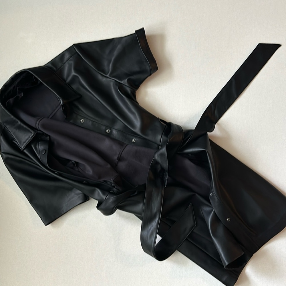 Steve Madden side 4 faux leather dress
